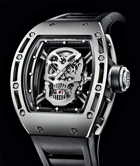 richard mille tourbillon rm 052 skull|richard mille skull watch price.